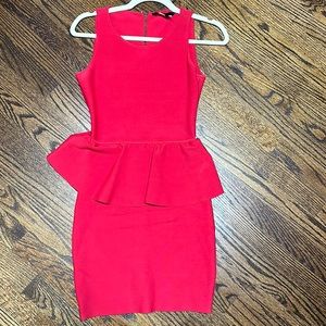 Bcbg peplum dress
